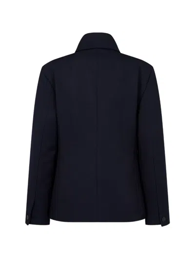 Tomboy Flap-pocket Jacket In Blue