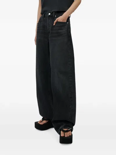 Alexander Wang Float Relaxed Jeans In Black