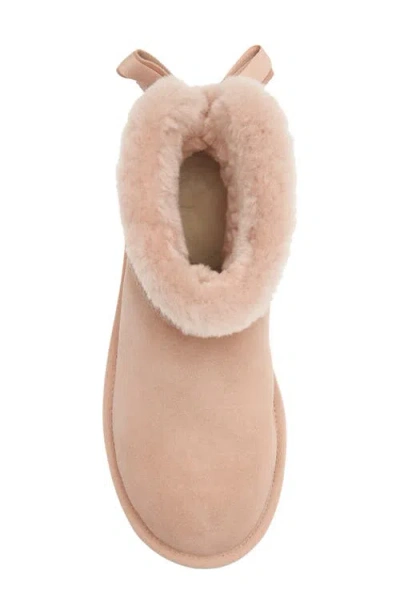 Ugg Wmns Mini Bailey Mixed Bow Boot 'beige Blush' In Multi