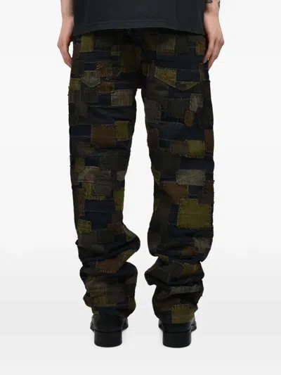 Matthew Williamson Boro Patchwork Straight-leg Jeans In Multi