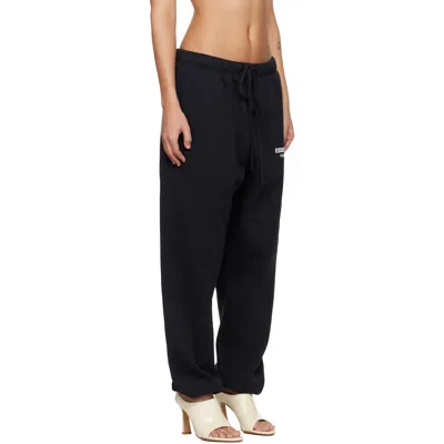 Essentials Logo Drawstring Sweatpants In Black