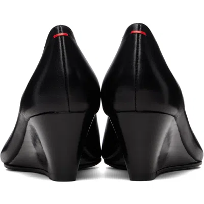 Aeyde Black Calea Cap Heels In Black