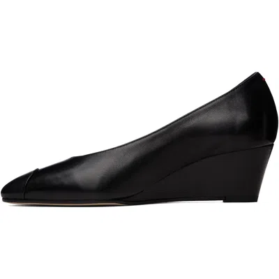 Aeyde Black Calea Cap Heels In Black