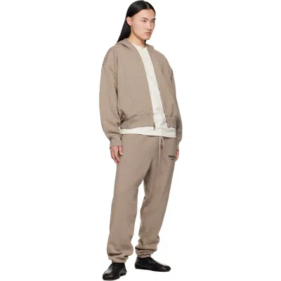 Essentials Classic Fit Fleece Sweatpant In Brown