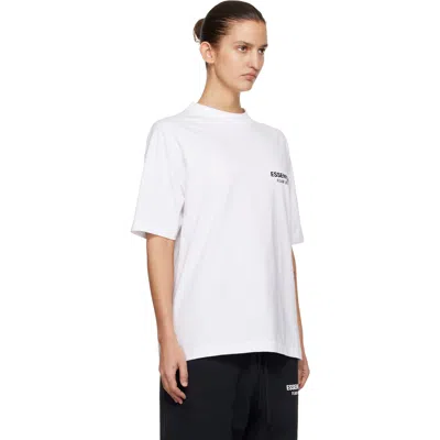 Essentials White Classic T-shirt In White