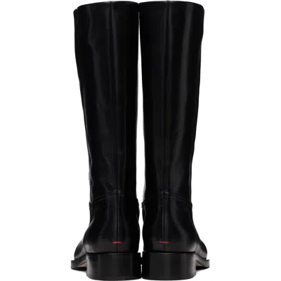 Aeyde Black Theo Boots In Black