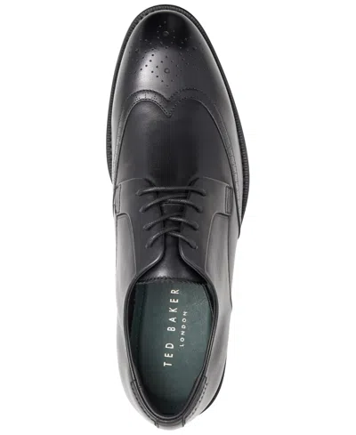 Ted Baker Hackney Wingtip Derby In Black