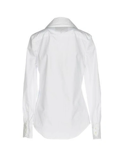 Shop Vivienne Westwood Anglomania Solid Color Shirts & Blouses In White