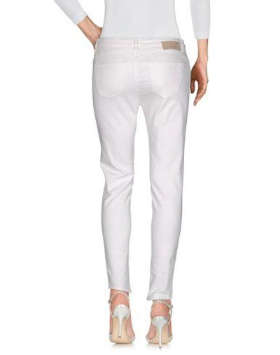 Shop Pinko Denim Pants In White
