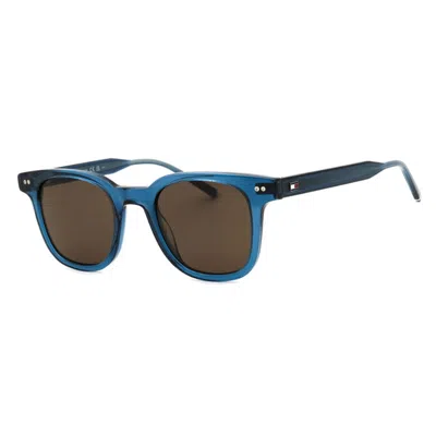 Tommy Hilfiger Rectangle-frame Sunglasses In Blue