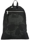 John Varvatos Skull Print Tote Bag