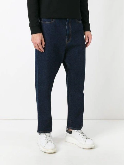 Shop Christopher Kane Drop-crotch Jeans In 4244