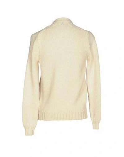 Shop Dondup Cardigans In Ivory