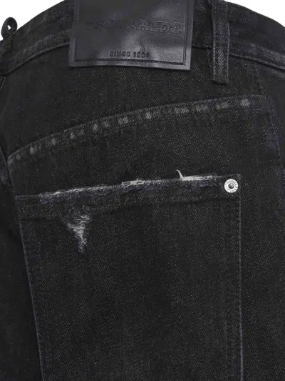 Dsquared2 Belt-loop Jeans In Blue
