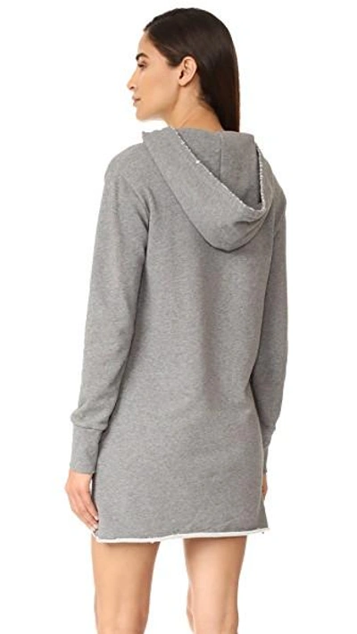 Shop Rta Celine Pullover Dress In Iron