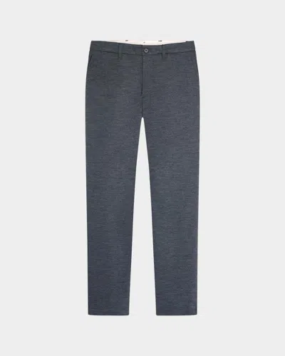 Bugatchi Flat Front Wool Blend Chino Pants In Gray