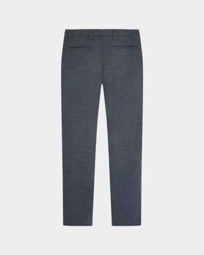Bugatchi Flat Front Wool Blend Chino Pants In Gray