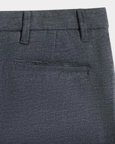 Bugatchi Flat Front Wool Blend Chino Pants In Gray