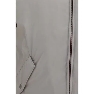 Brunello Cucinelli Gray Polyester Shell Jacket In Gray
