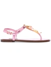 DOLCE & GABBANA GOLDEN SHELL SANDALS,CQ0073AG38511965639