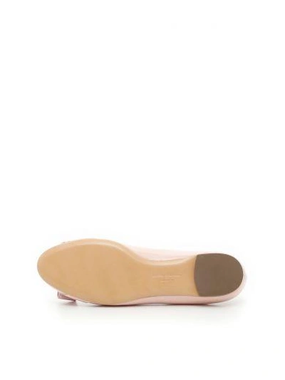 Shop Ferragamo Soft Patent Varina Ballerinas In Bonbon|rosa