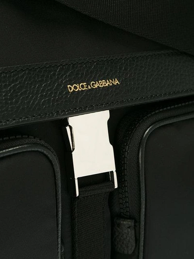 Shop Dolce & Gabbana Pocket Laptop Bag - Black