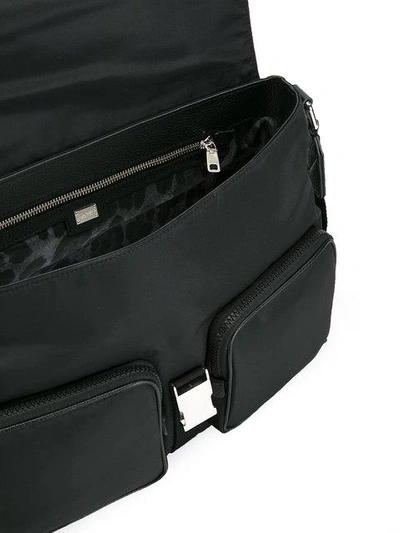 Shop Dolce & Gabbana Pocket Laptop Bag - Black