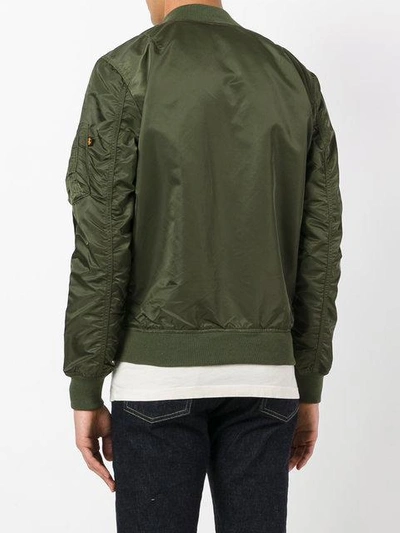 Alpha Industries Zipped Bomber Jacket
