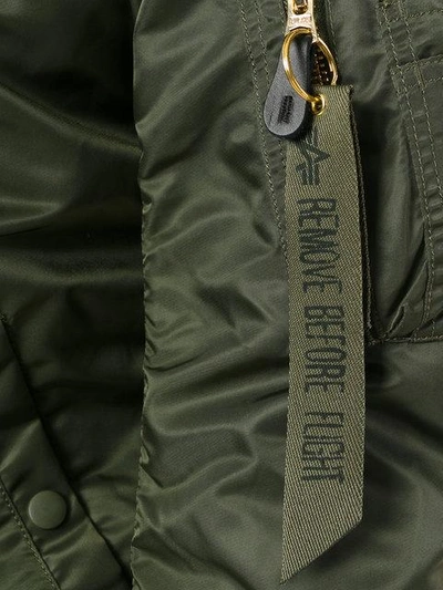 Alpha Industries Zipped Bomber Jacket