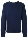 Stella Mccartney Swallow Appliqué Cotton Sweatshirt In Navyblu