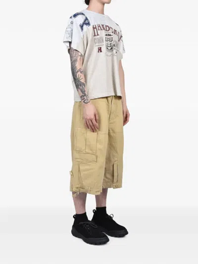 Protocol Index Upside Distressed Cargo Pants In Brown