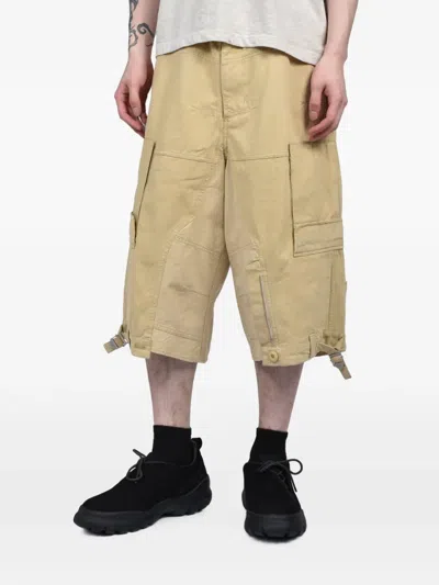 Protocol Index Upside Distressed Cargo Pants In Brown
