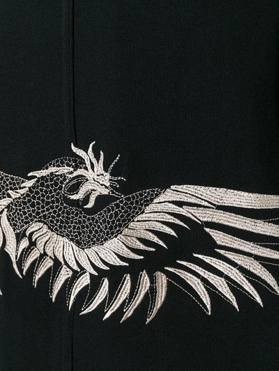 Shop Ann Demeulemeester Embroidered Bird Cardigan