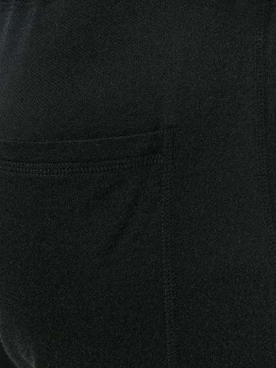 Shop Lanvin Worn Lounge Pants In Black