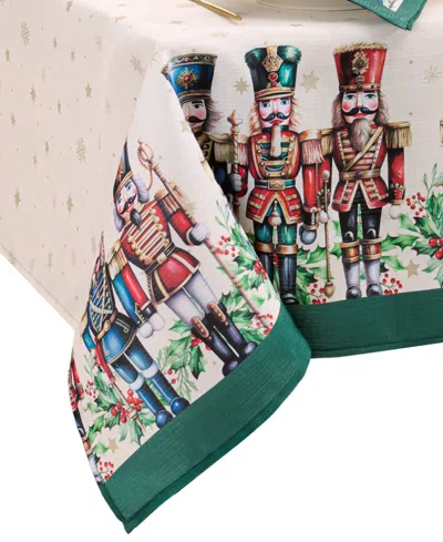 Elrene Royal Nutcracker Tablecloth, 60" X 102" In Ivory