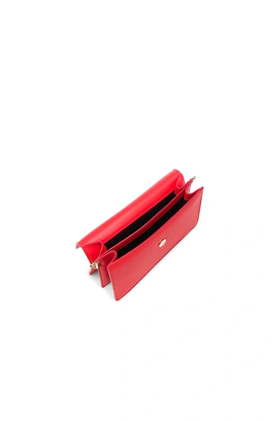 Shop Jw Anderson Logo Purse In Scarlet