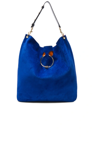 Shop Jw Anderson Large Pierce Hobo Bag In Royal Blue