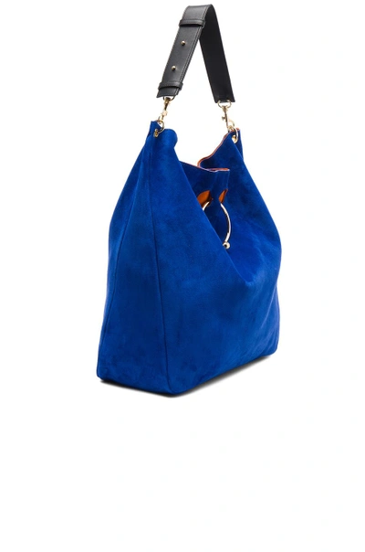 Shop Jw Anderson Large Pierce Hobo Bag In Royal Blue