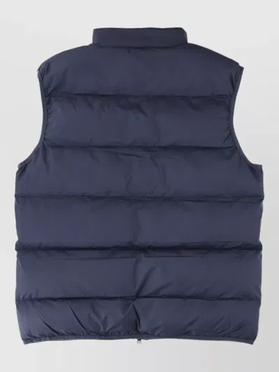 Fred Perry Down Puffer Jacket In Blue
