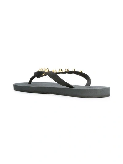 Shop Giuseppe Zanotti Design Florida Flip-flops - Black