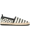 MARC JACOBS STRIPE AND CHECK ESPADRILLES,S87WR0049S4770111943785