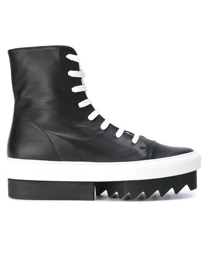 Shop Givenchy Ridged Sole Platform Boots