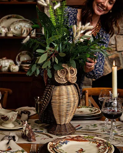 Juliska Devon Willow Owl Vase, 15"