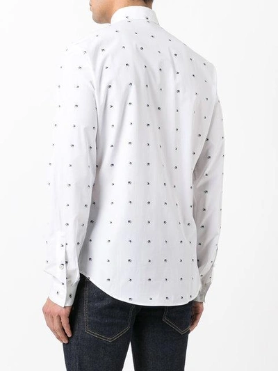 Shop Mcq By Alexander Mcqueen Mcq Alexander Mcqueen Birds Print Shirt - White