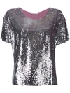 AMEN sequined T-shirt,DRYCLEANONLY