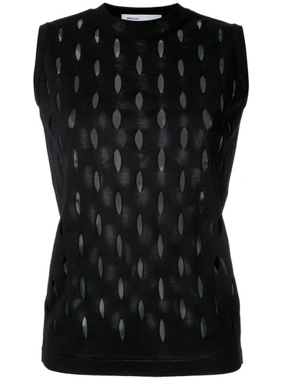 08sircus - Perforated Detail Sleeveless Top