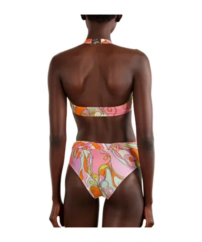 Pucci Printed Belted Bikini Briefs In Multi