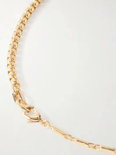 Assouline Gold Thinchain Necklace In Gold