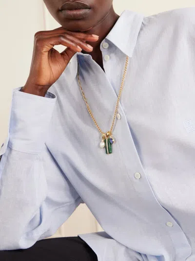 Assouline Gold Thinchain Necklace In Gold