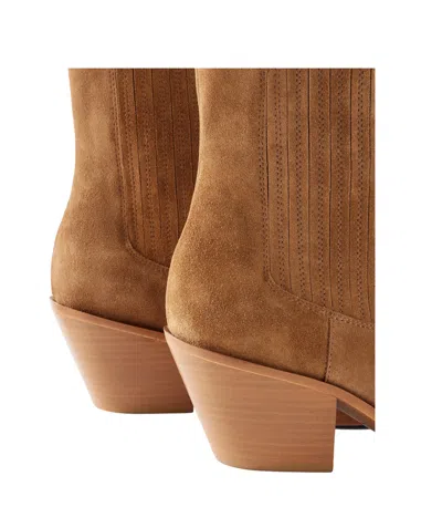 Paris Texas Solid Color Suede Ankle Boots In Brown